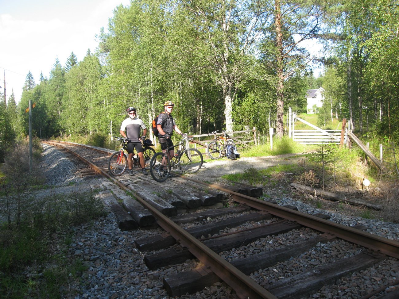 Jernbaneovergangen ved Eidstugua