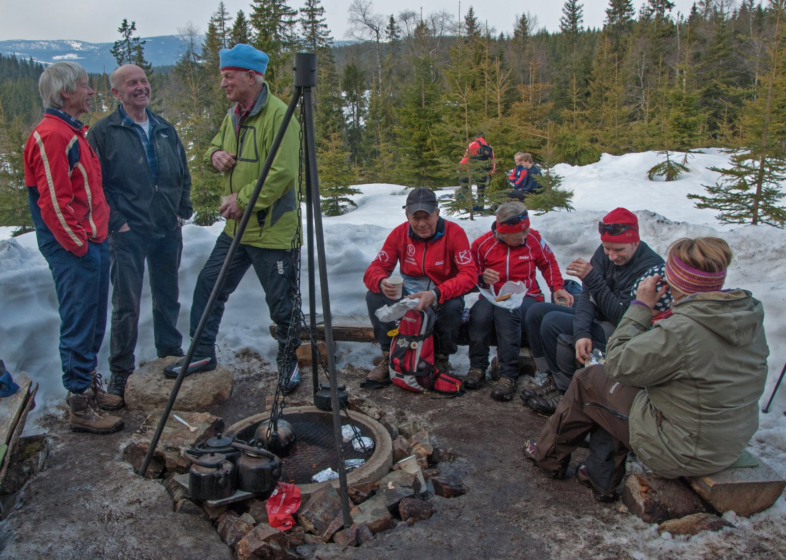 Kaffekos ved Trøllhuken