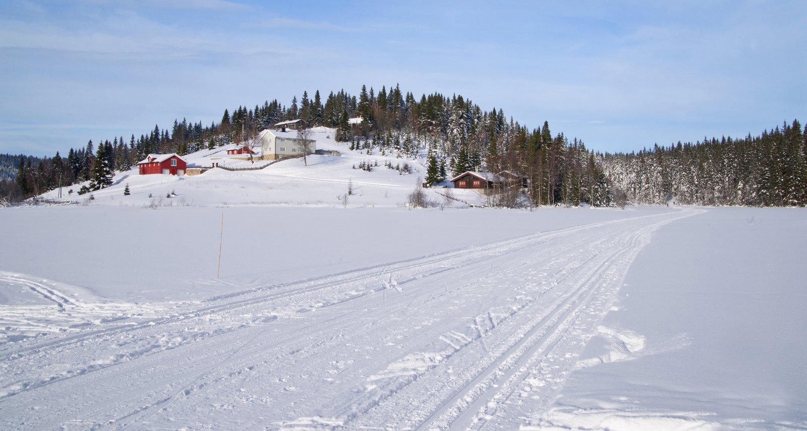 Kalrasen en flott vinterdag