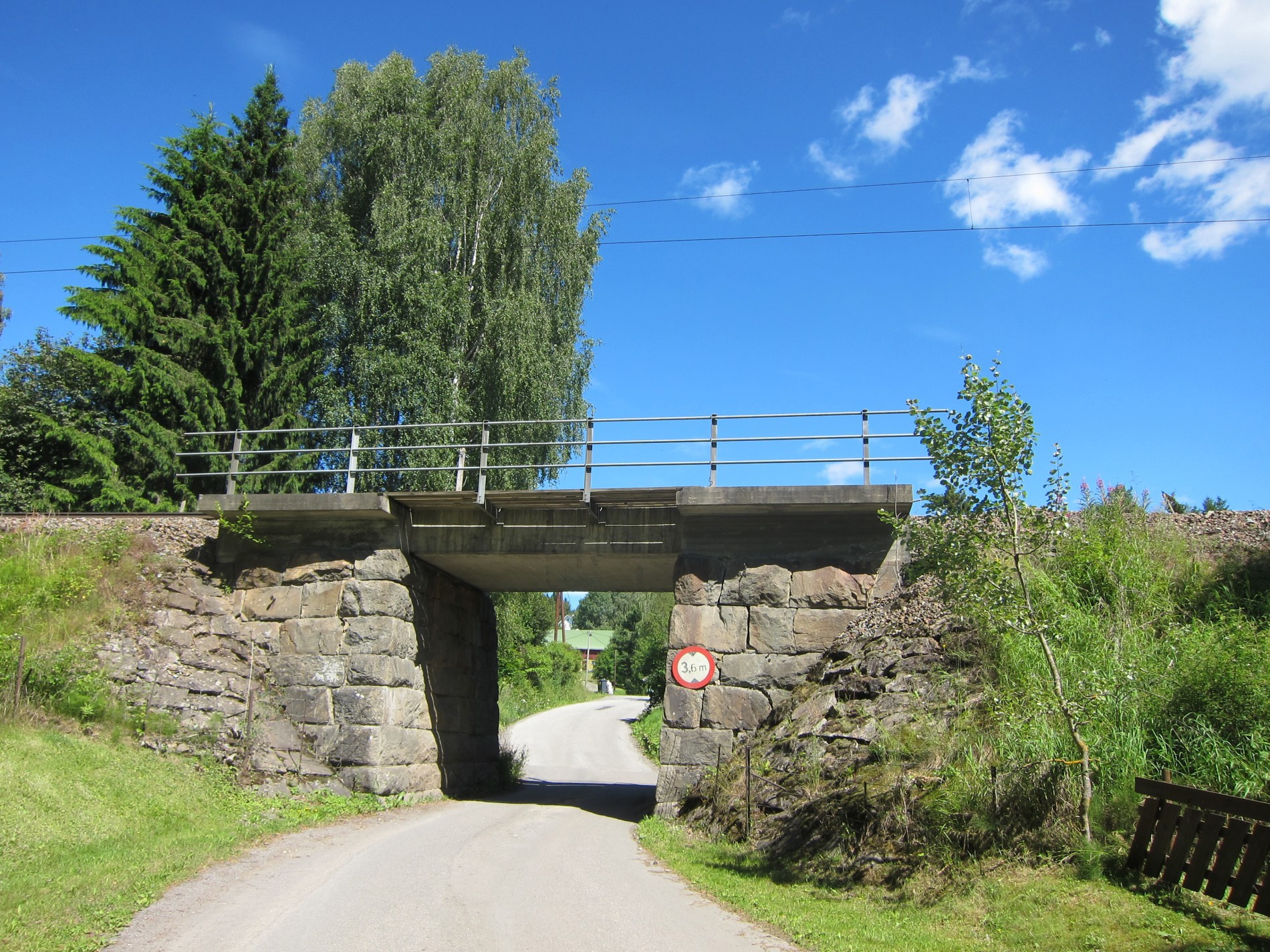 Kjølvegen under jernbanebrua