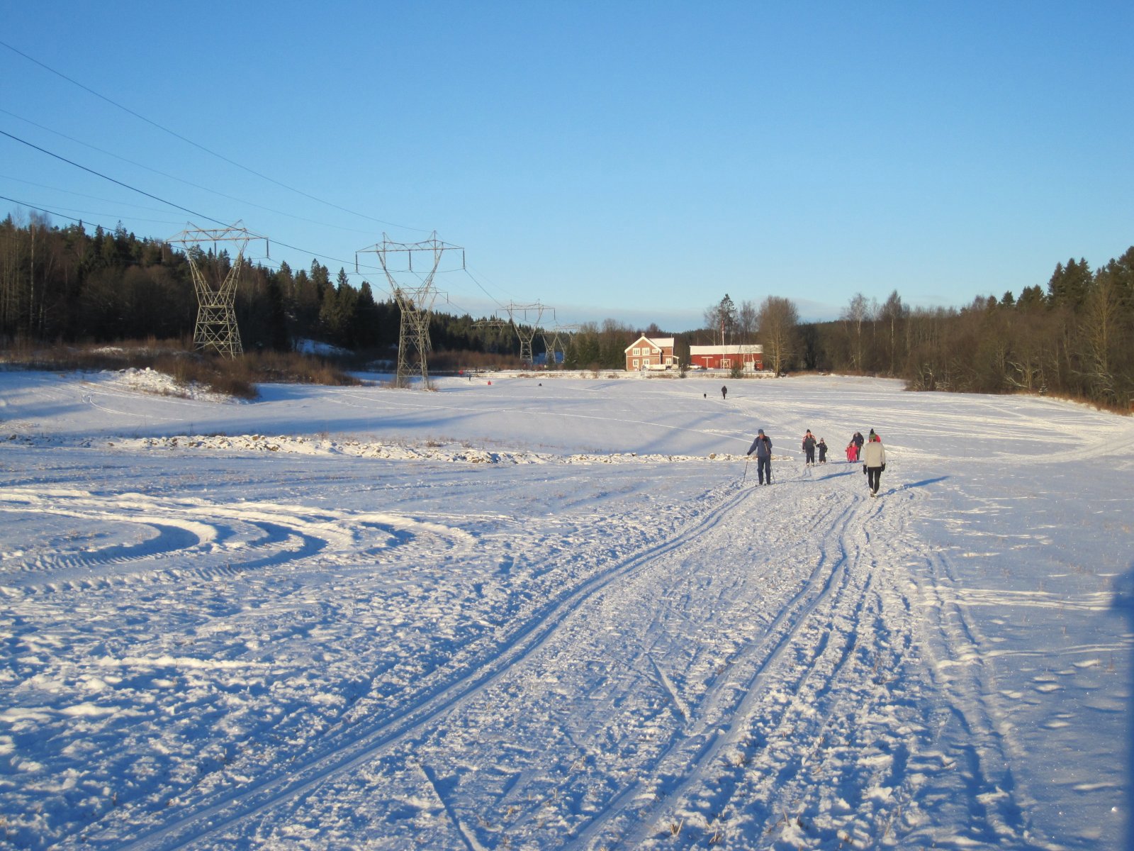 Knirkeføre mot Løkka