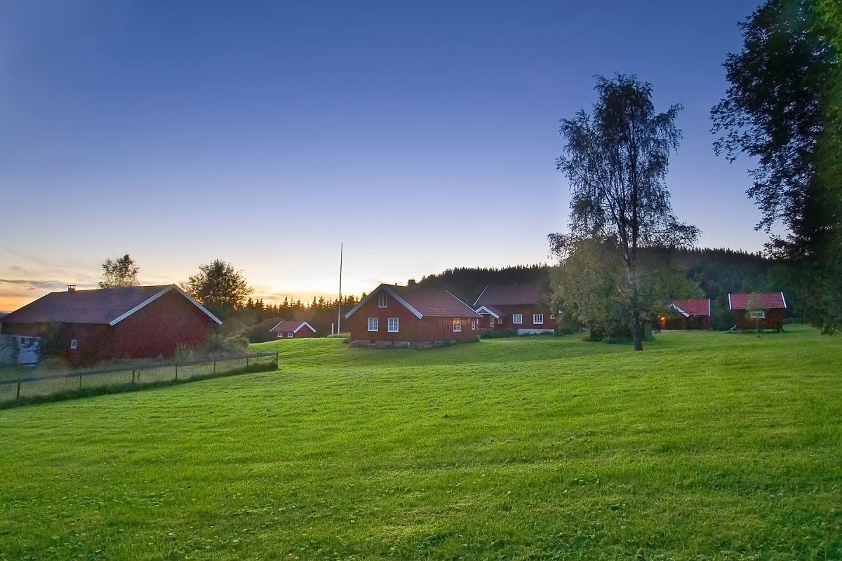 Kvelden har senket seg over Stubdal