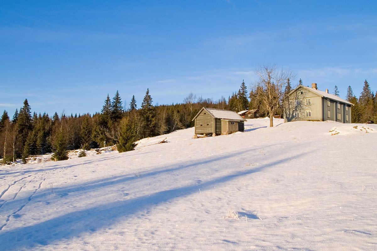 Lange skygger på Snellingen