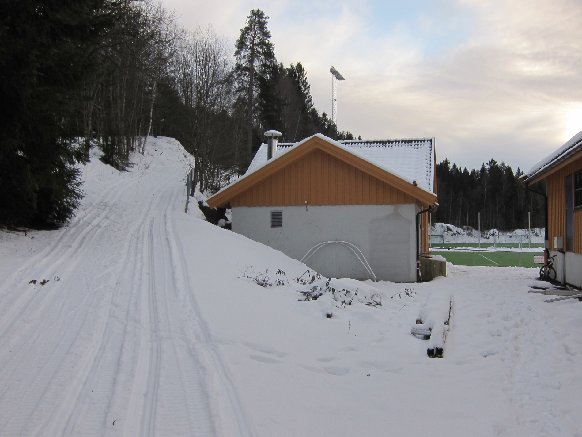 Løypa ved Sandbekkbanen