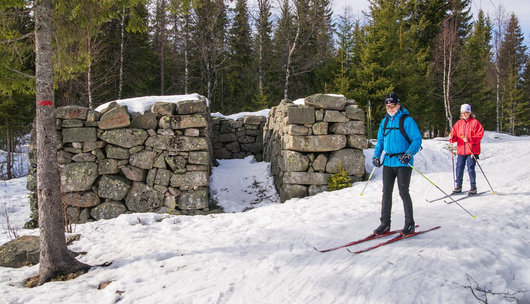 Løype forbi kulturminne