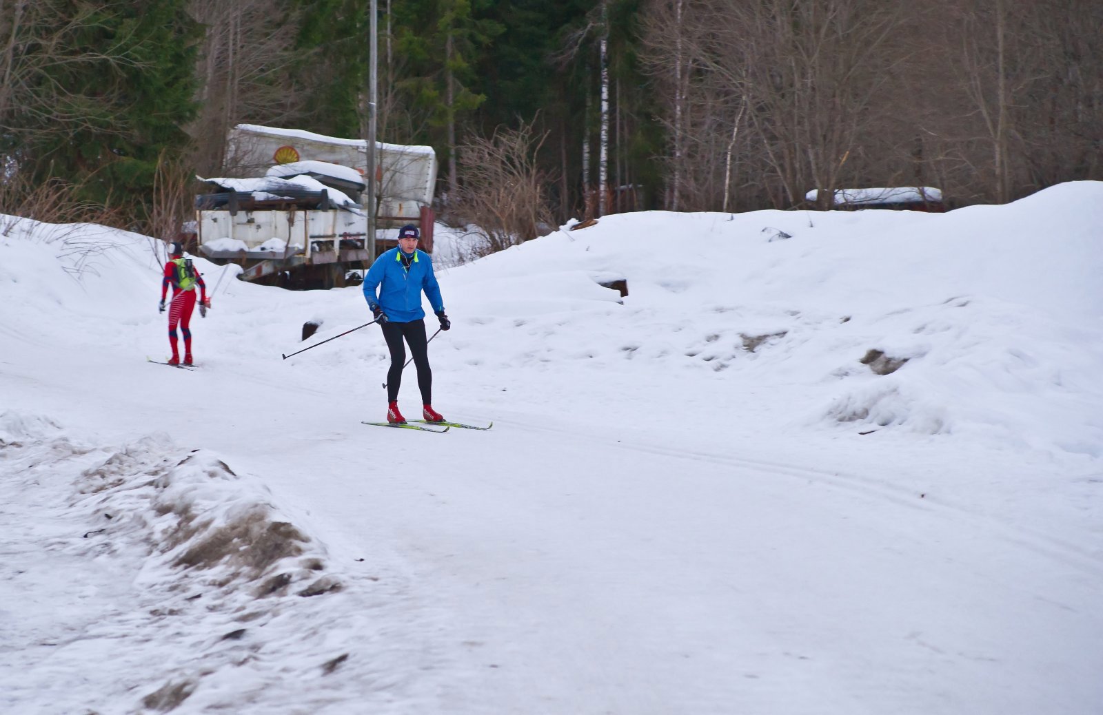 Løype helt fra parkeringsplassen