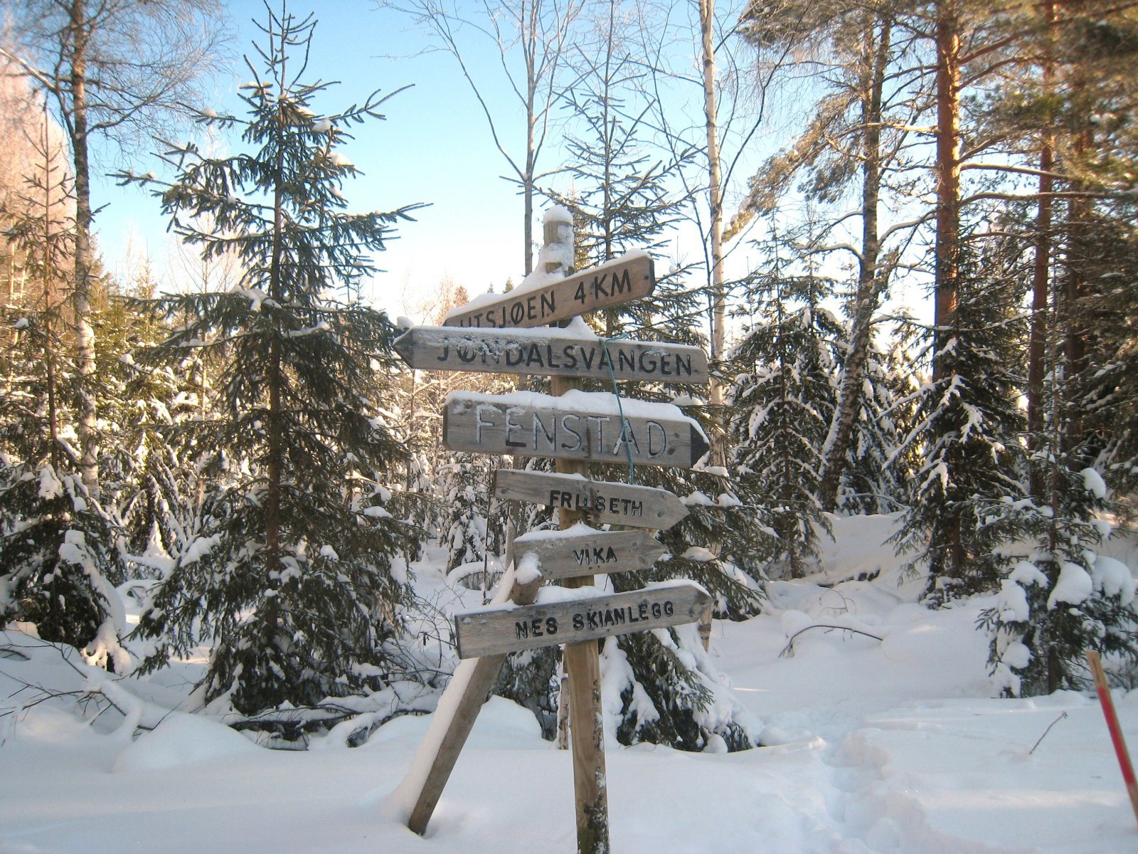 Løypedele ved Jøndalsvangen