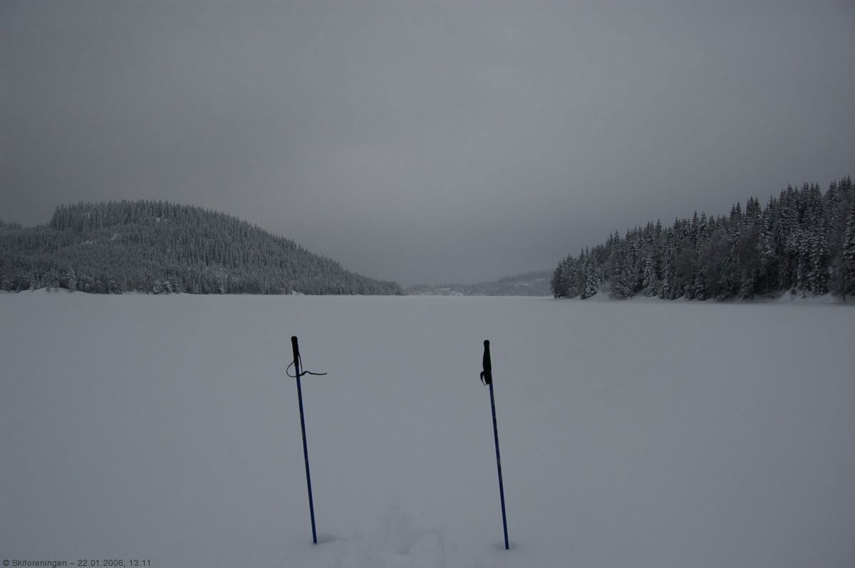 Løypeforhold på Råsjøen