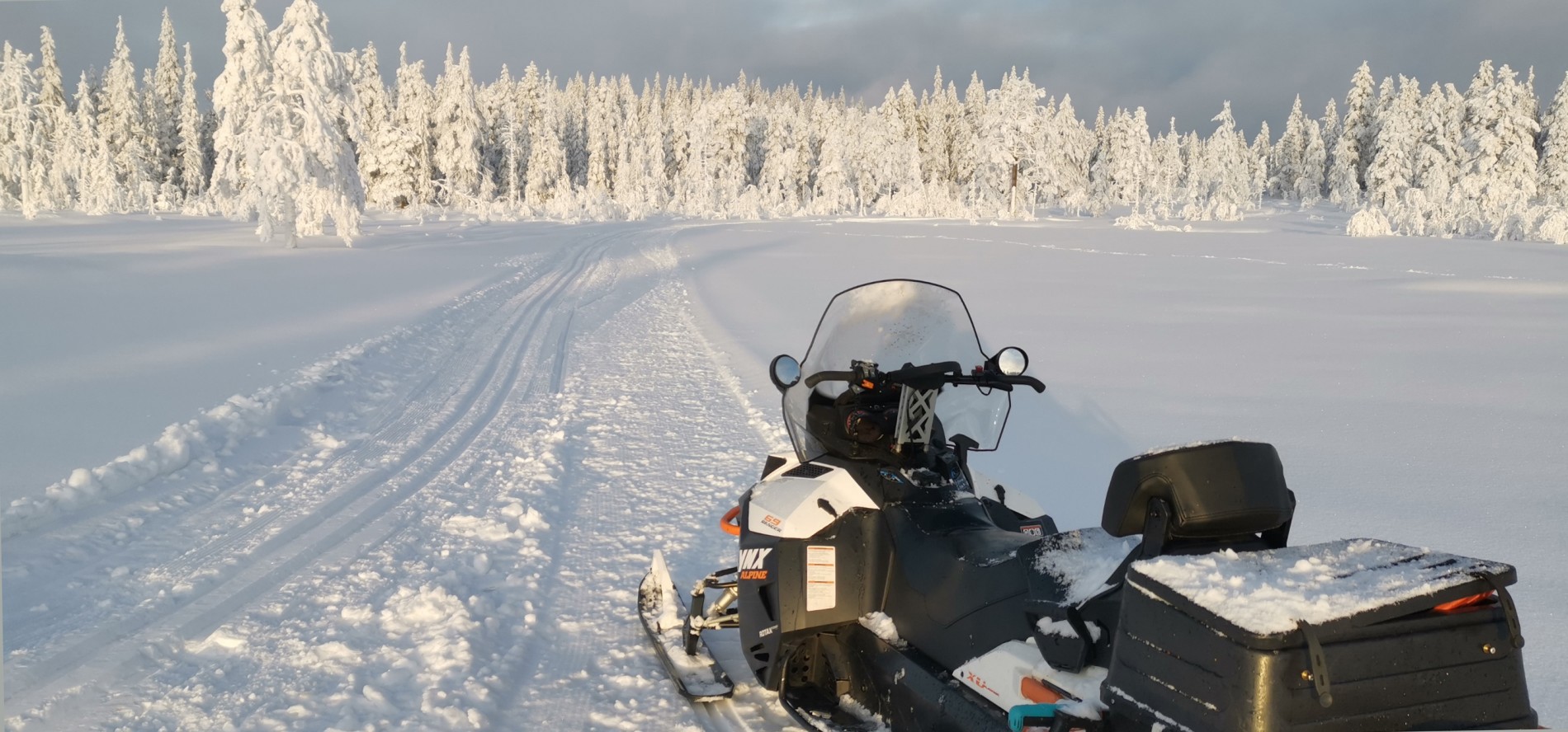 Løypekjøring i Vardalsåsen