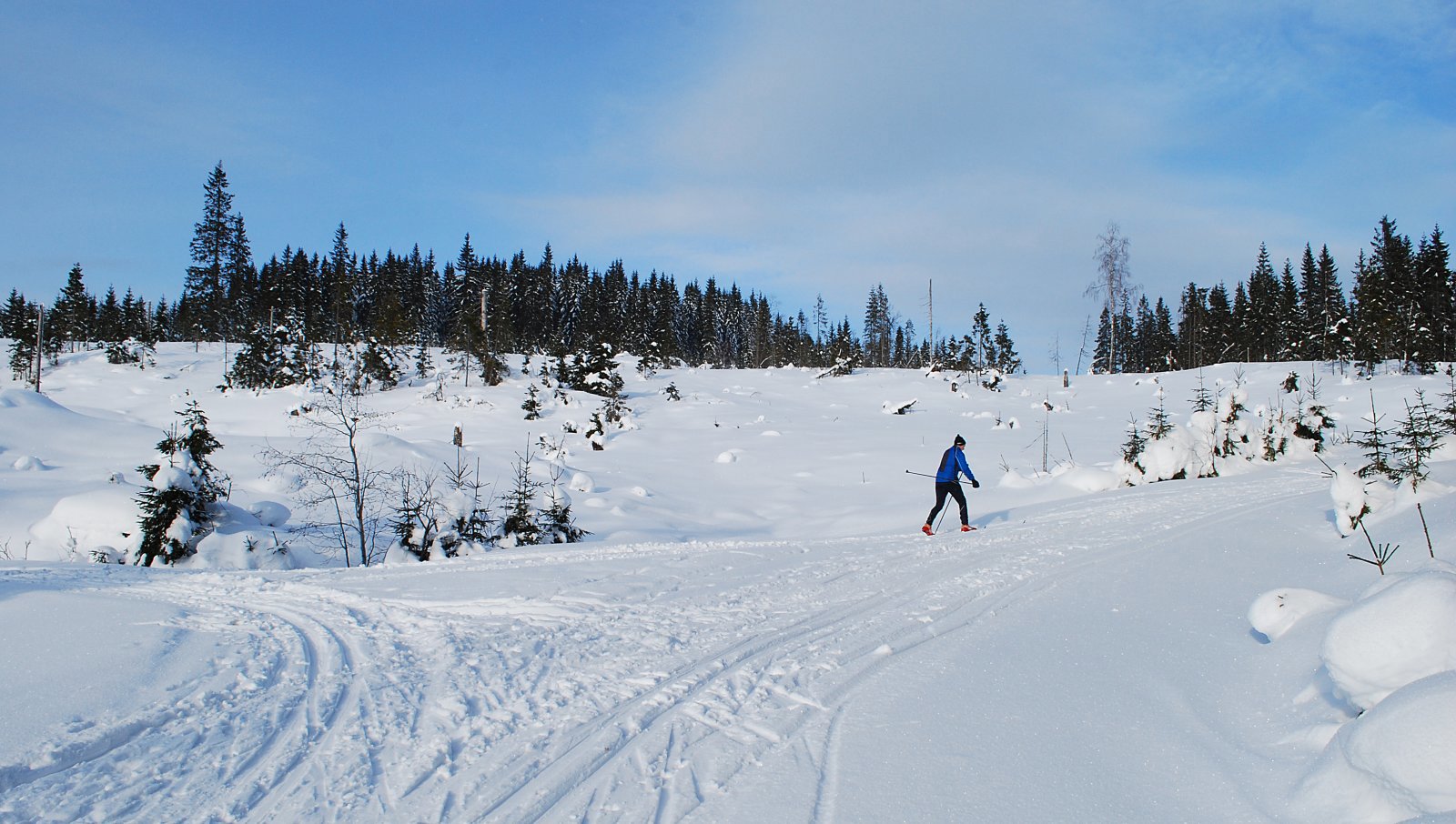 Løypekryss Nordre Morttjennet