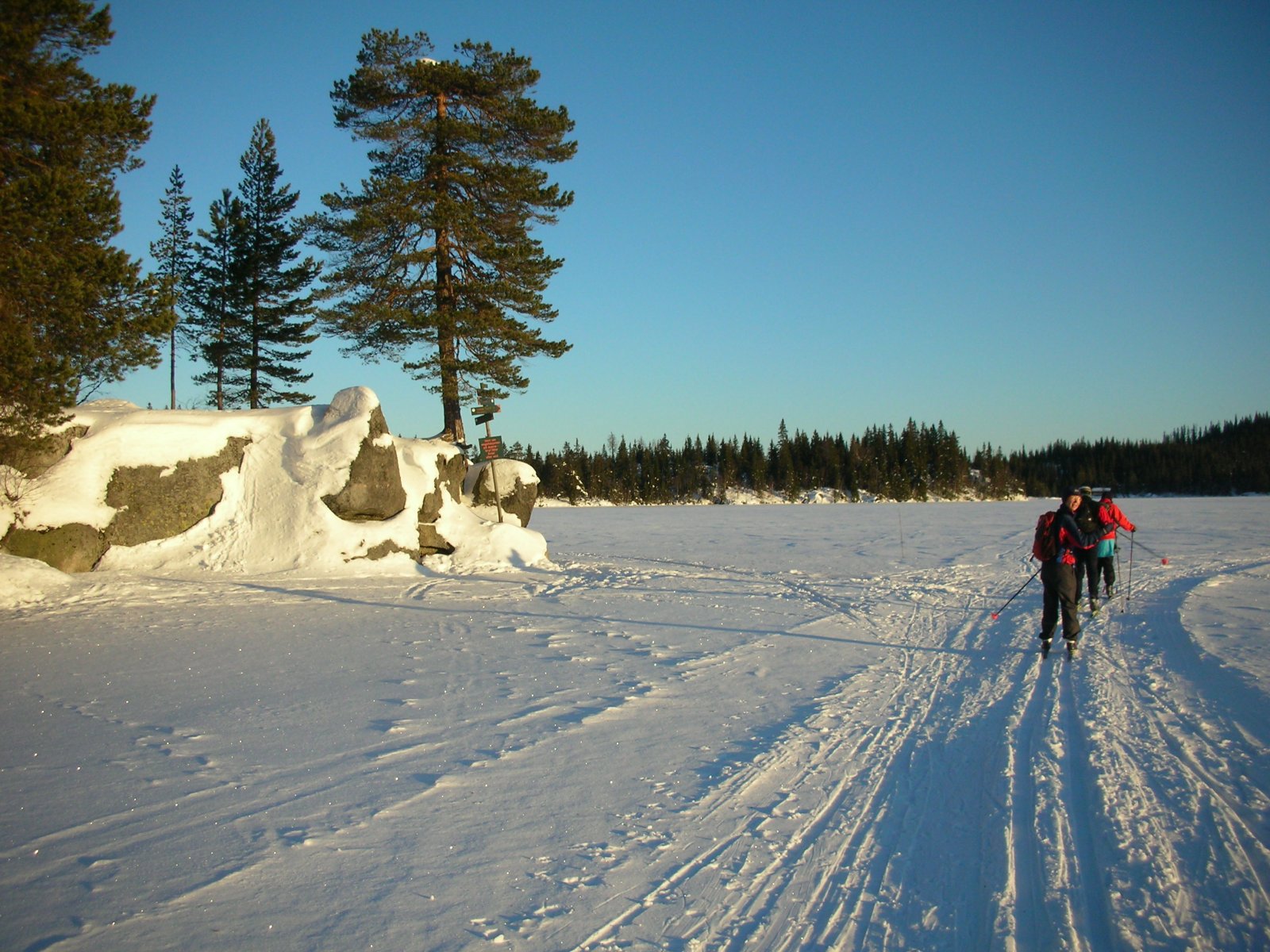 Løypekryss på Øyangen