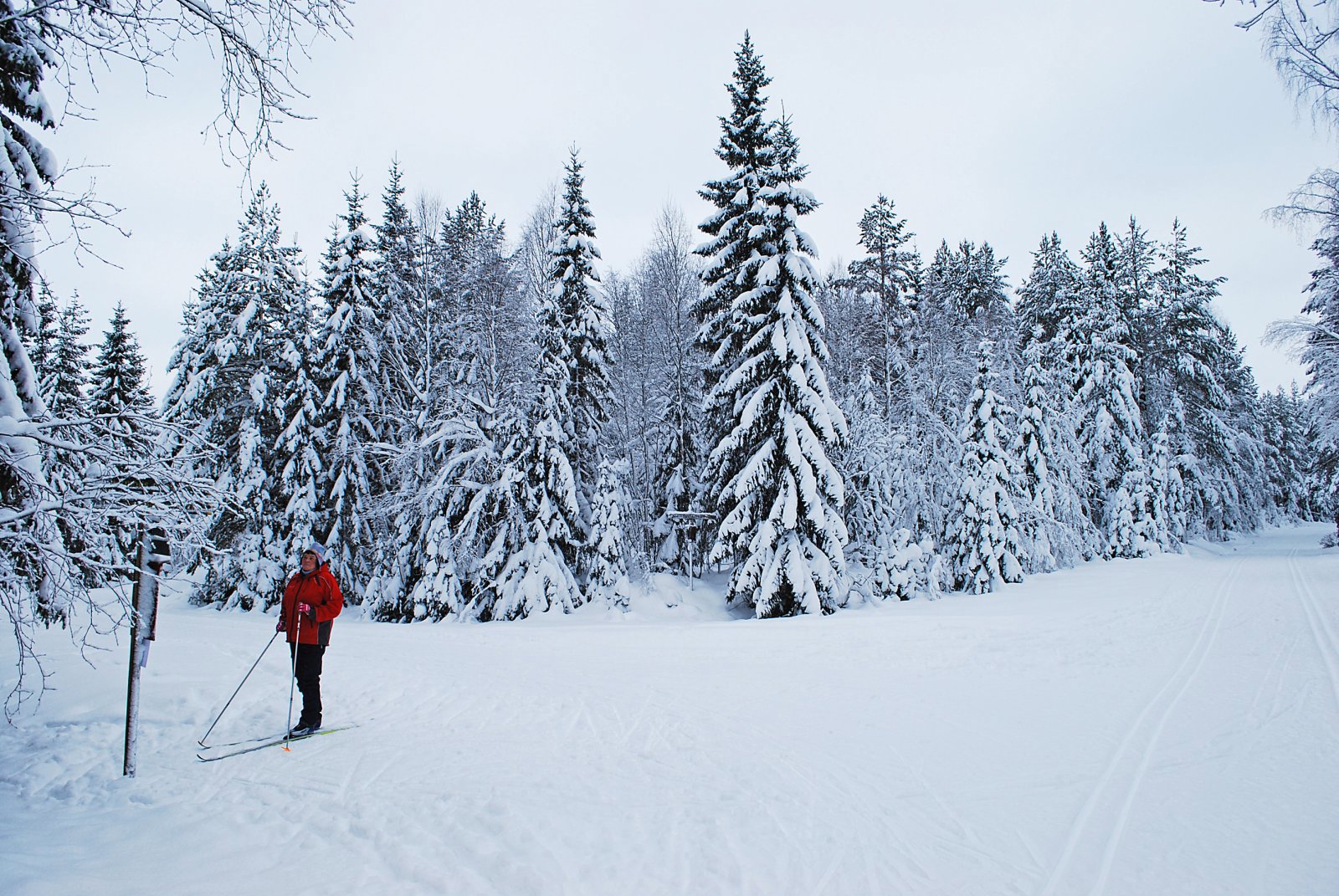 Løypekryss ved Kinna