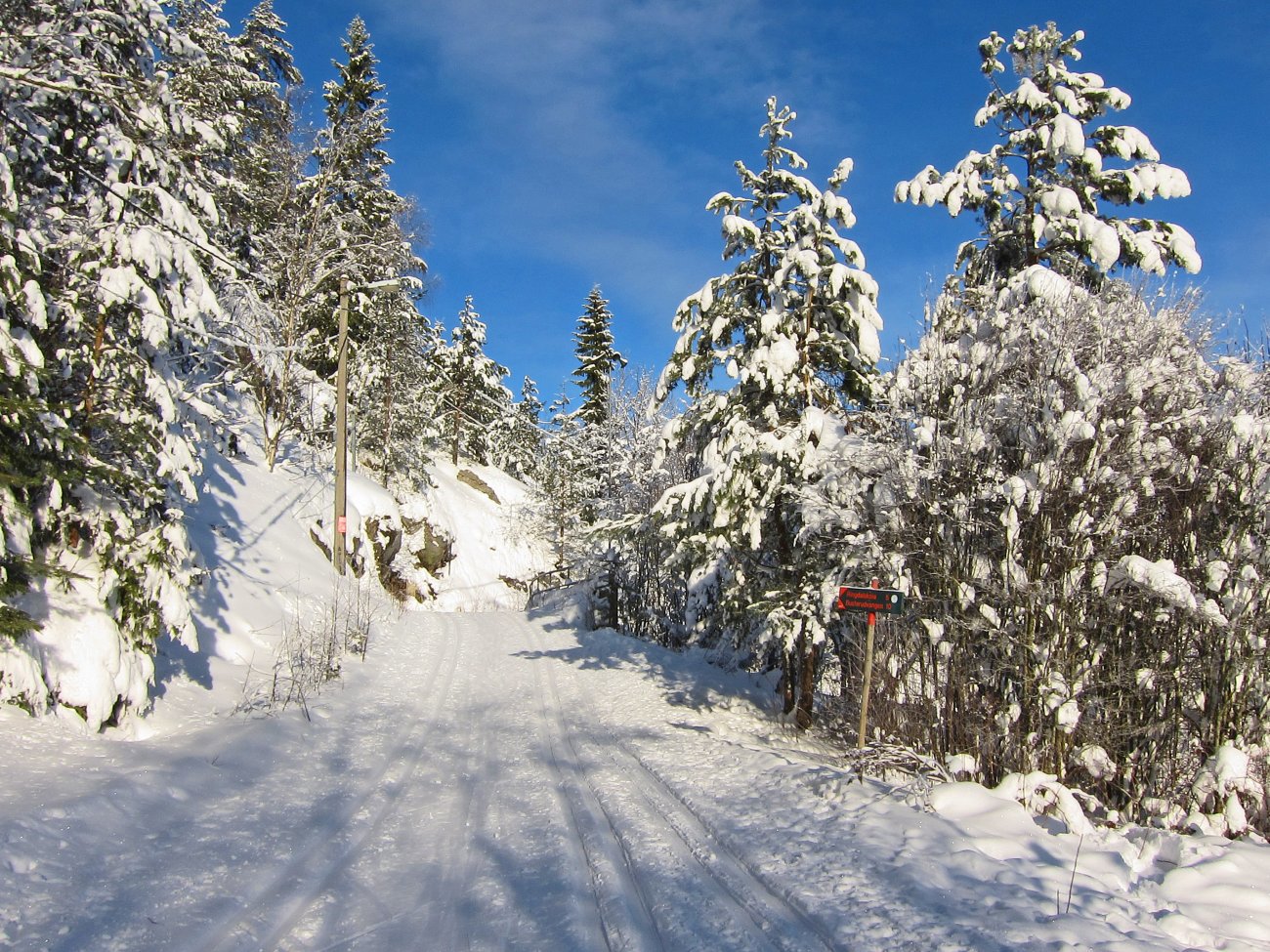 Løypestart i Tæruddalen