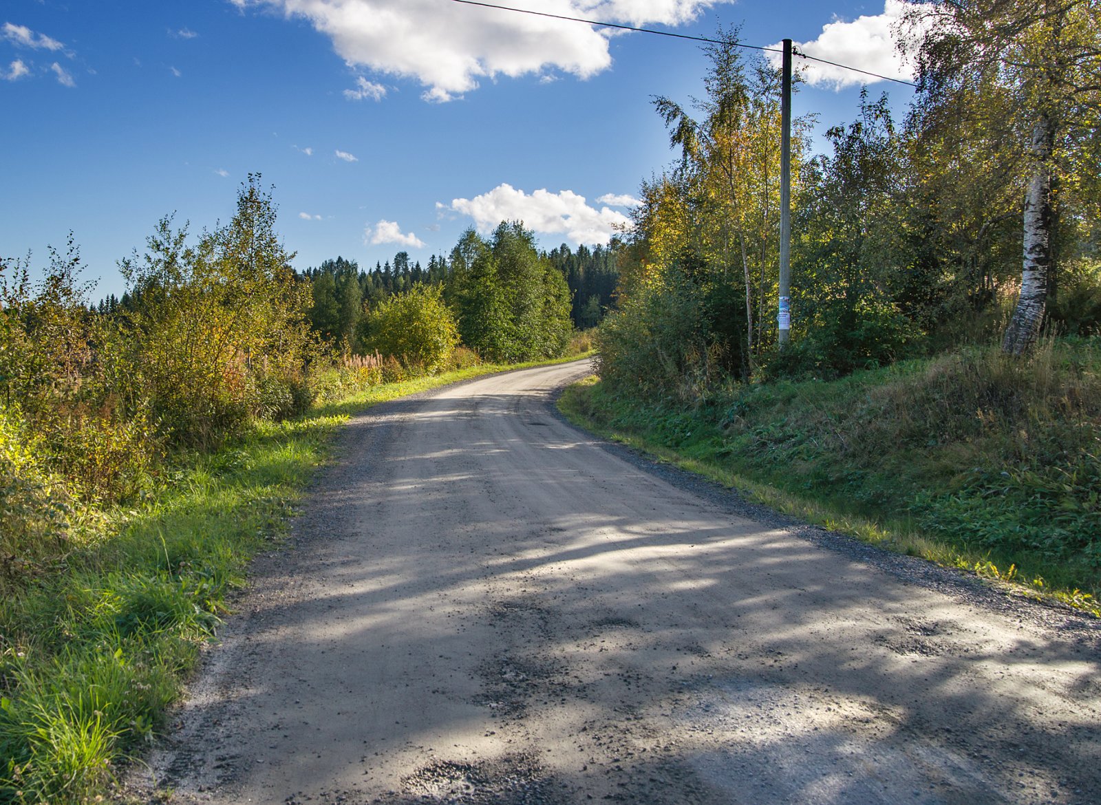 Lys og skygge på Vildåsvegen