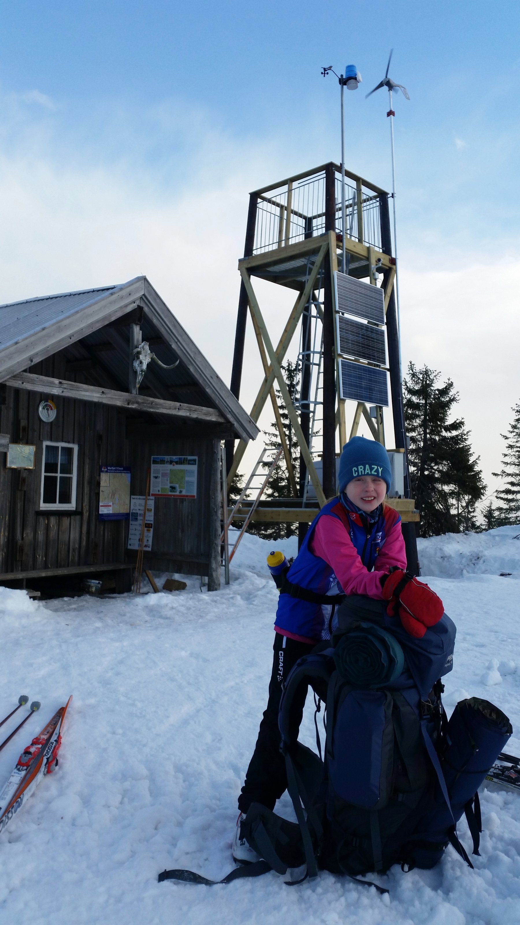 Marifjell-tårnet på plass