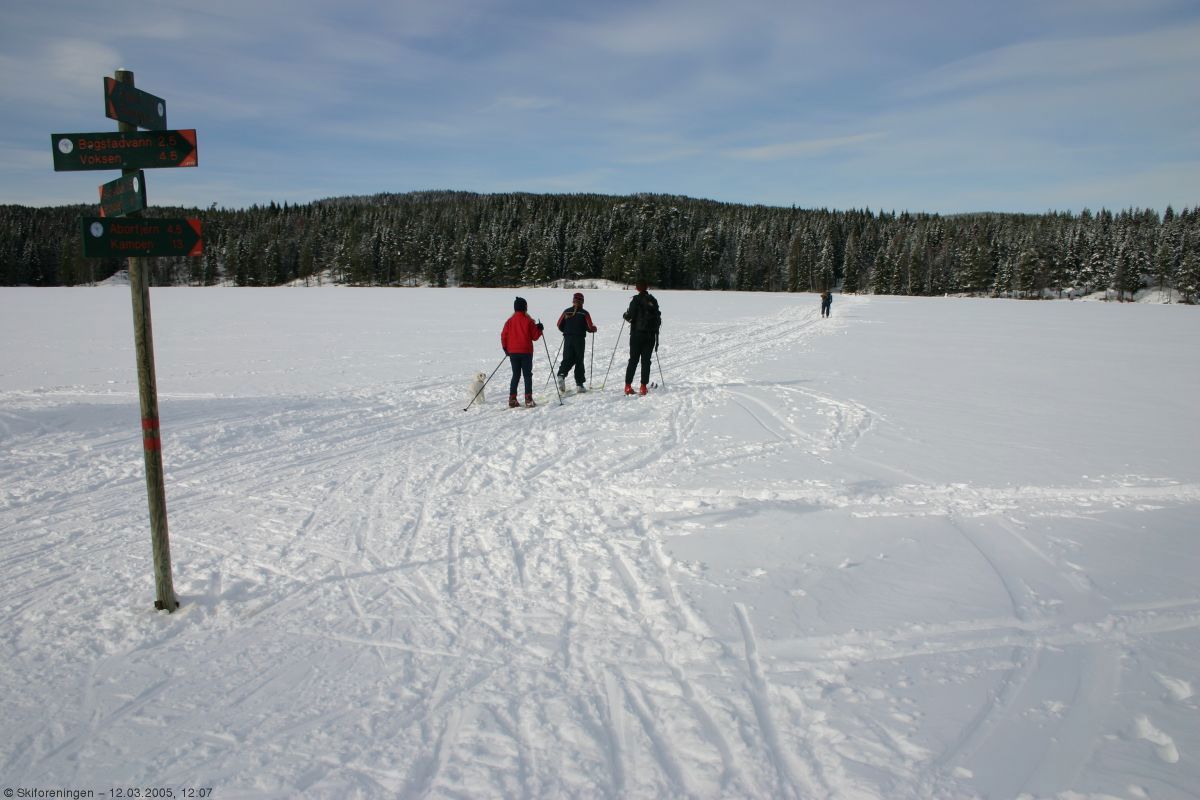 Mennesker og dyr mot Marka