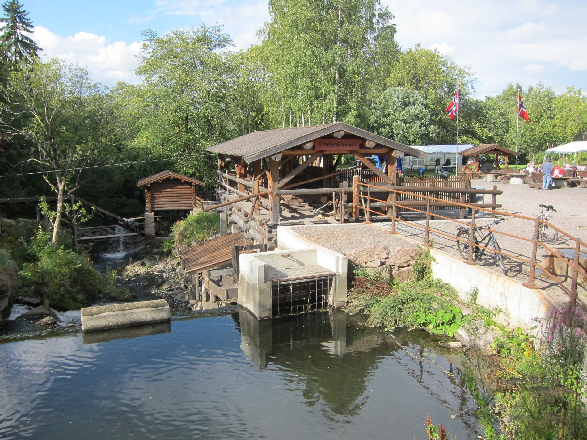 Mølleparken ved Sagelva