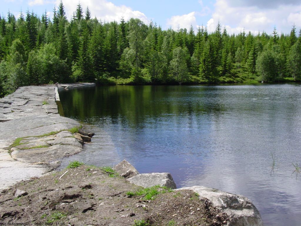 Motiv fra demningen ved Lauvtangen