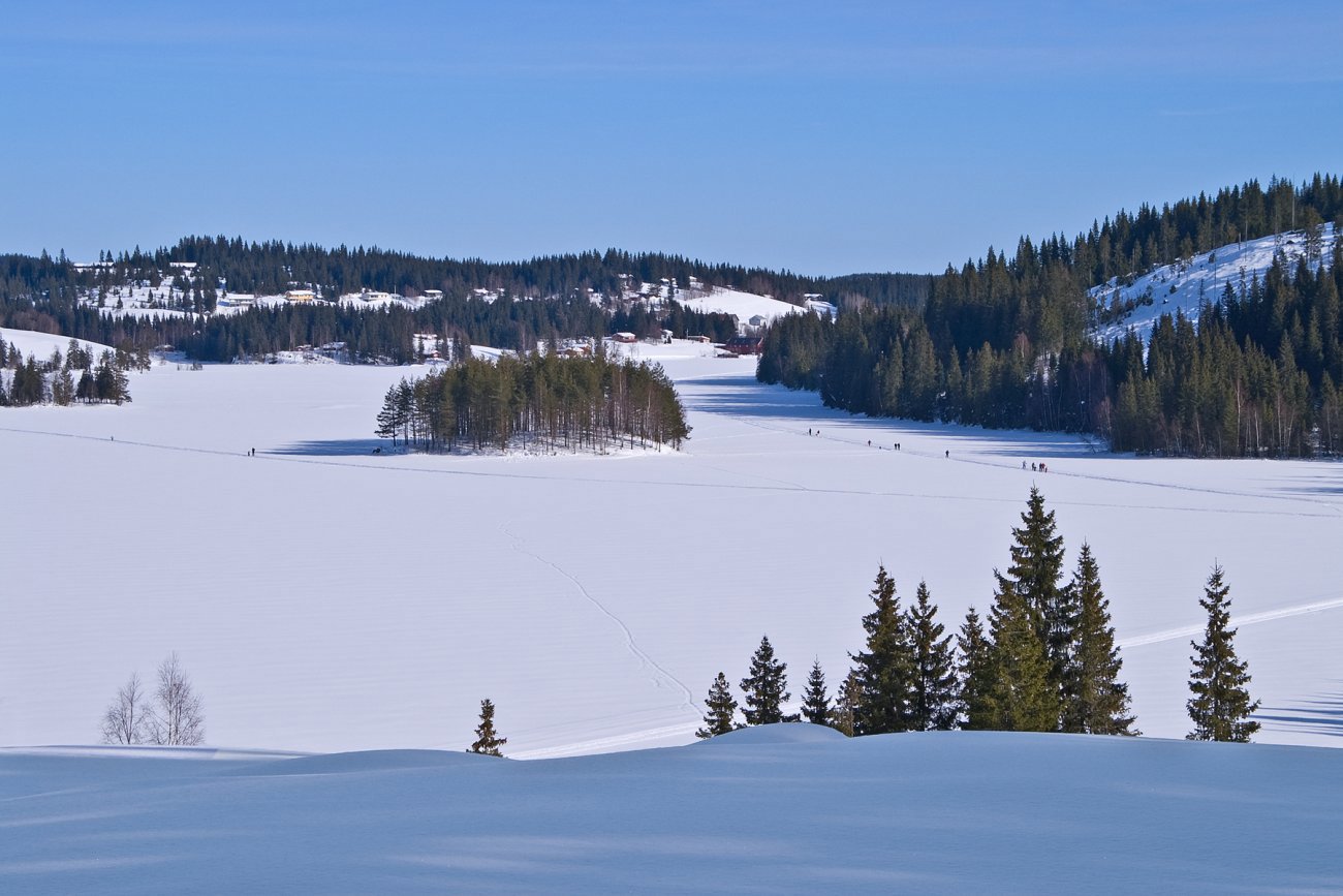 Mylla en vakker vinterdag