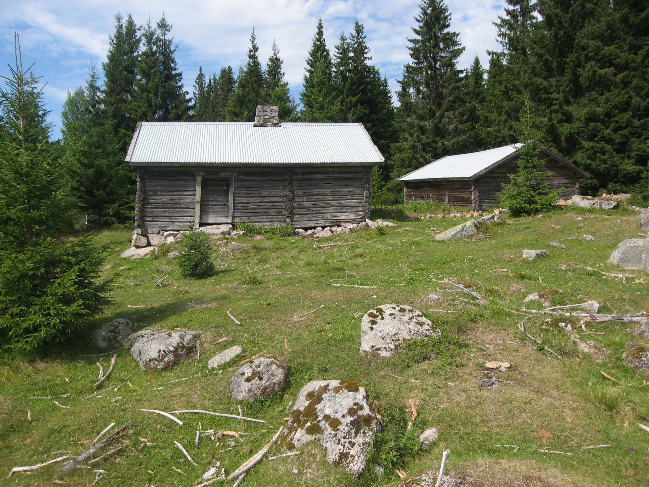 Nedlagt seter langs Sagvollvegen