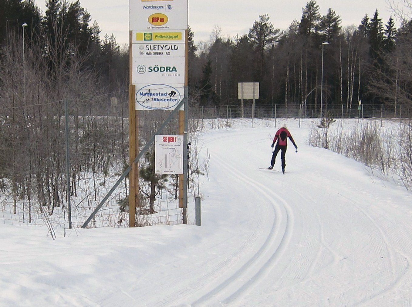 Nordover fra Piperudkrysset