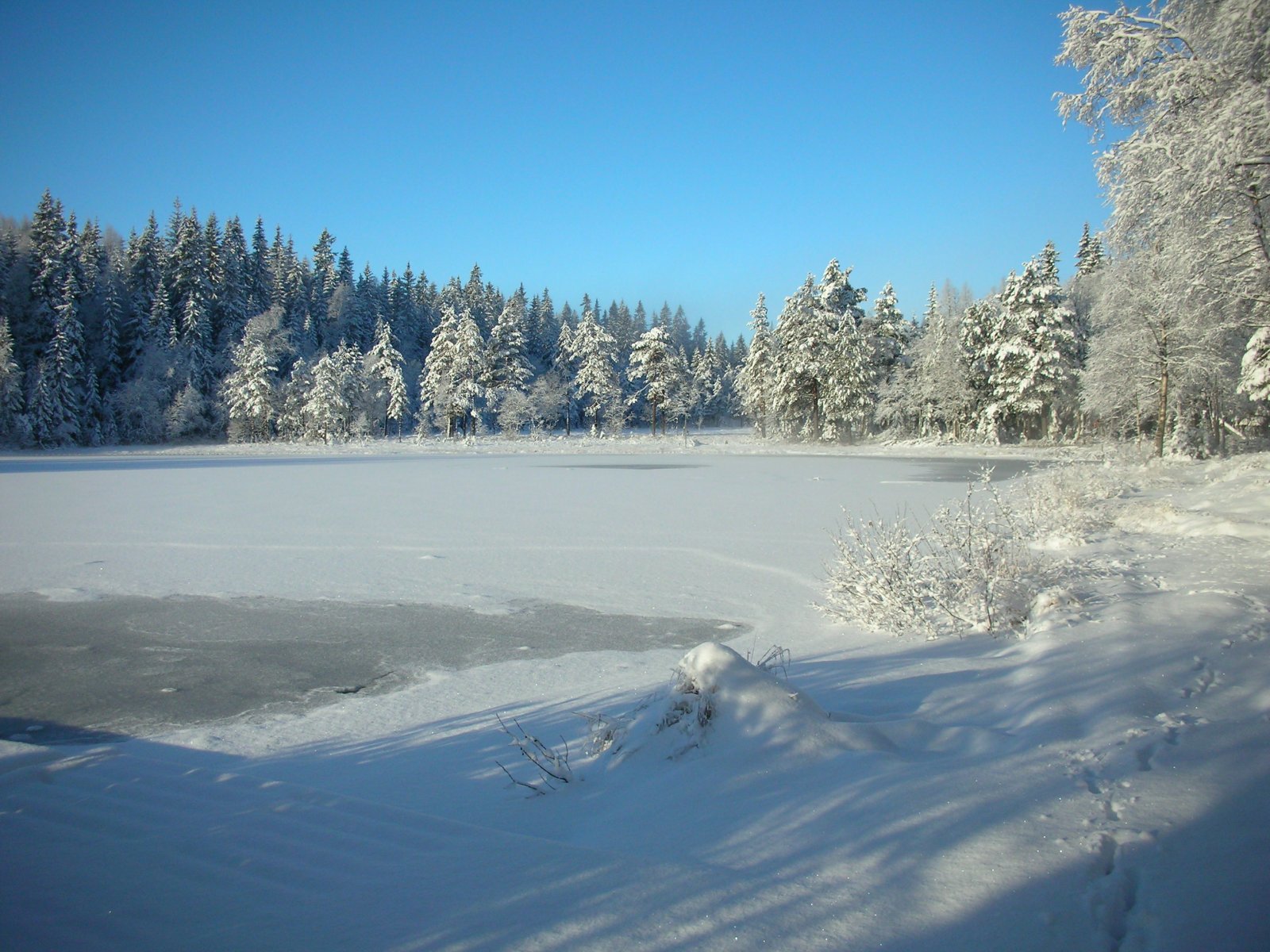 Novemberlys over Lille Tryvann