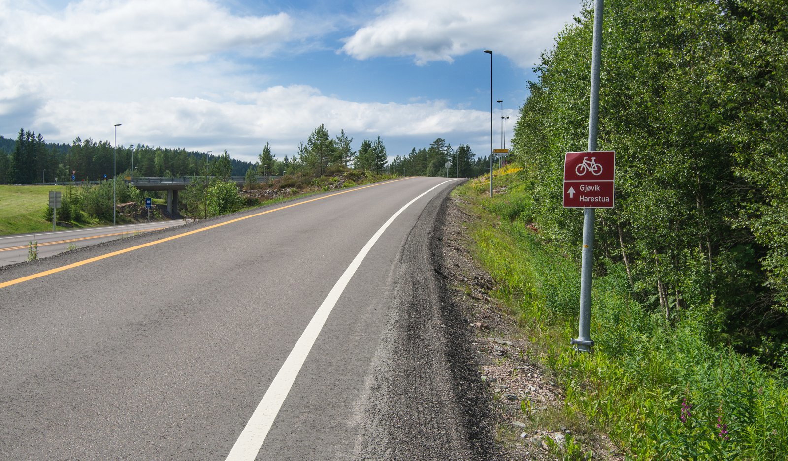 Oppfordring til videre sykling