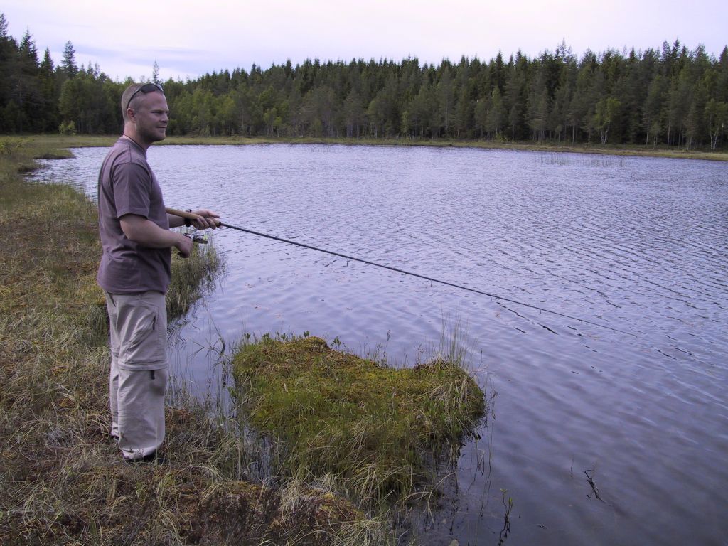 Ørreten i Aurtjern biter ikke i dag