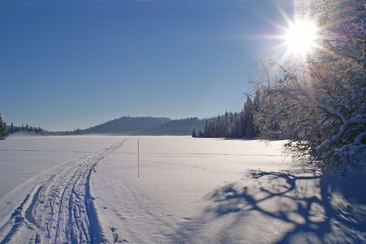 Øyangen i vinterskrud