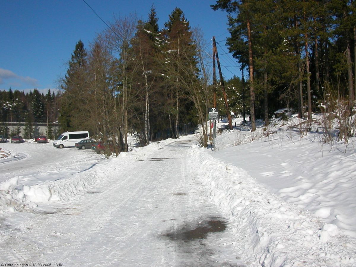 P-plassen ved Badedammen på Grorud