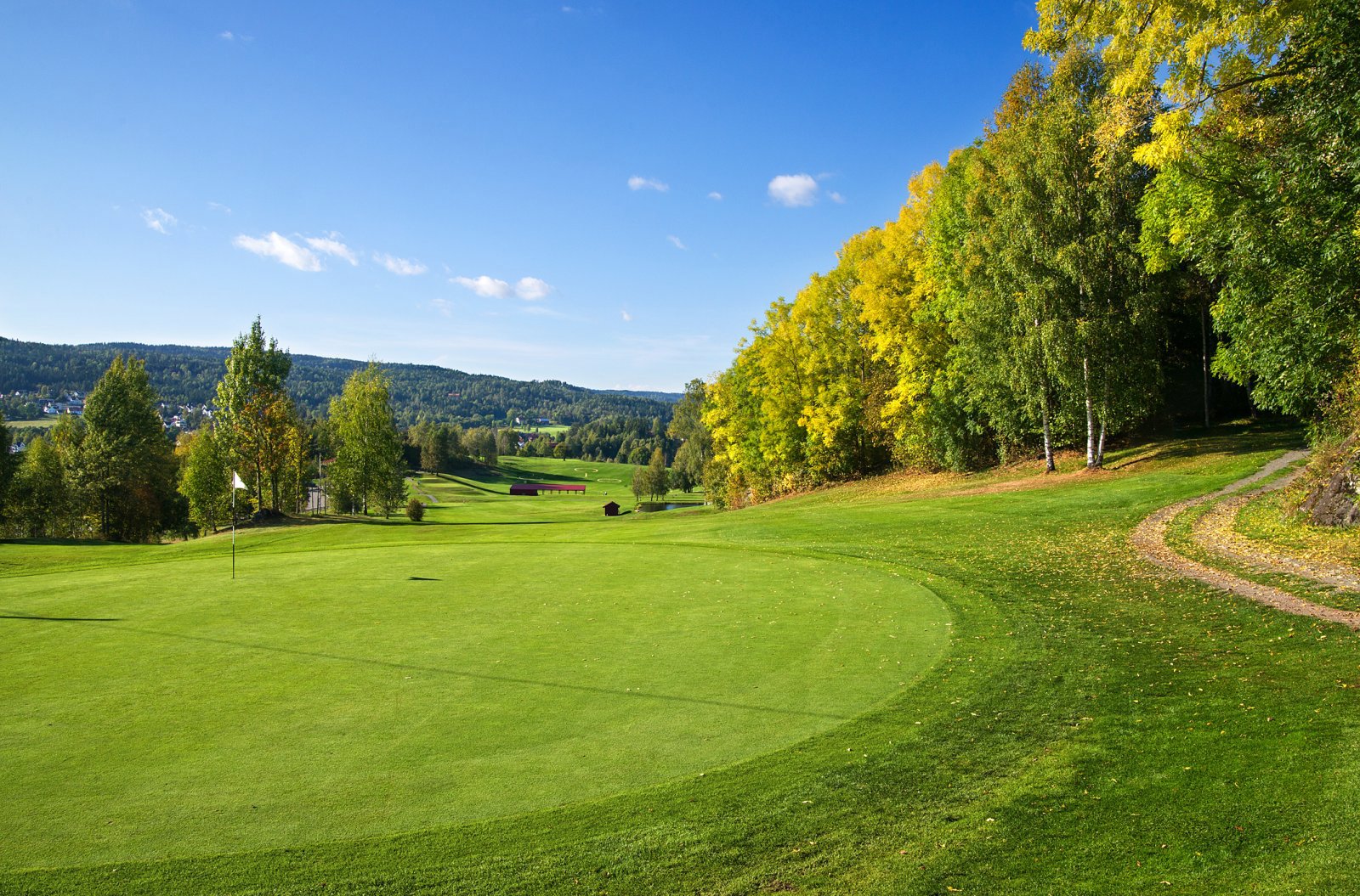 På den grønne green