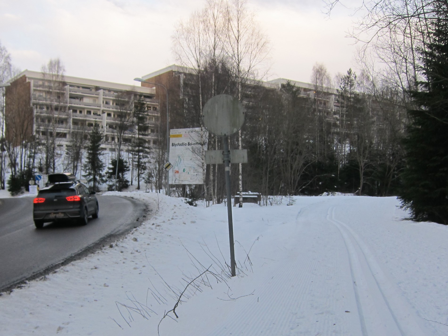 På ski i Blystadlia