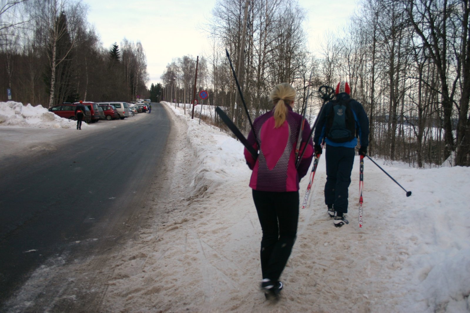 På skitur fra Hammeren