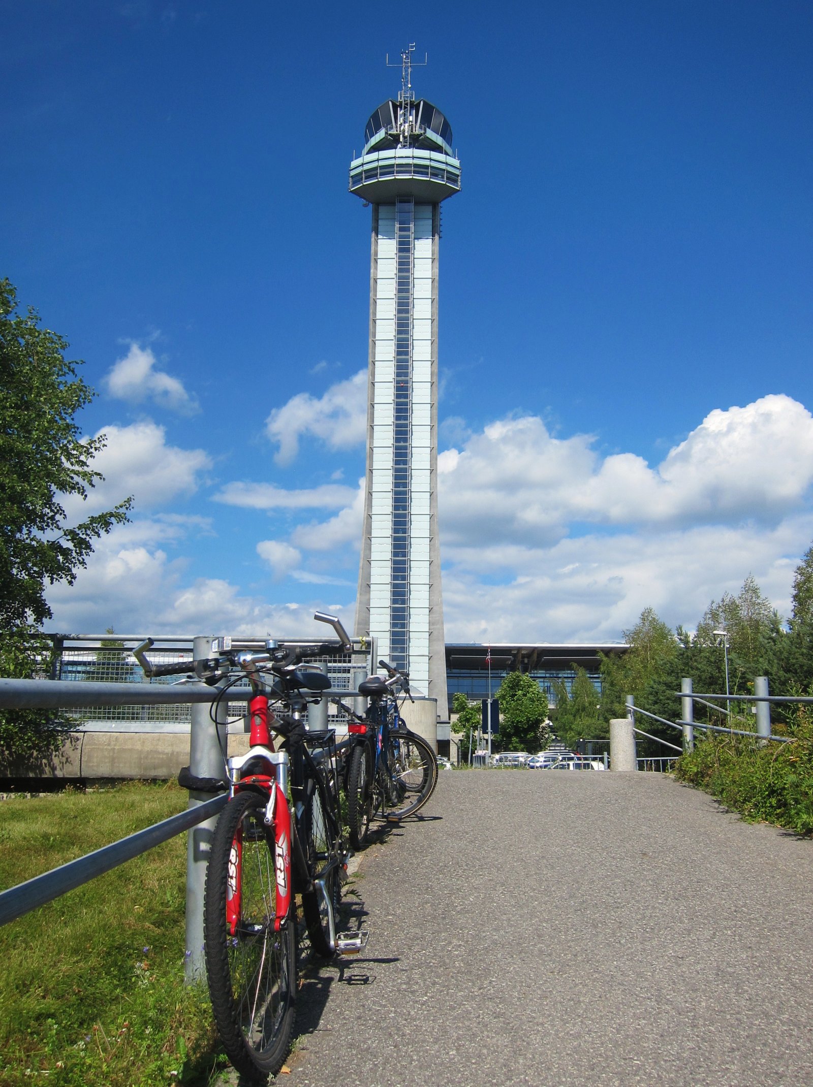 På sykkel til tårnet