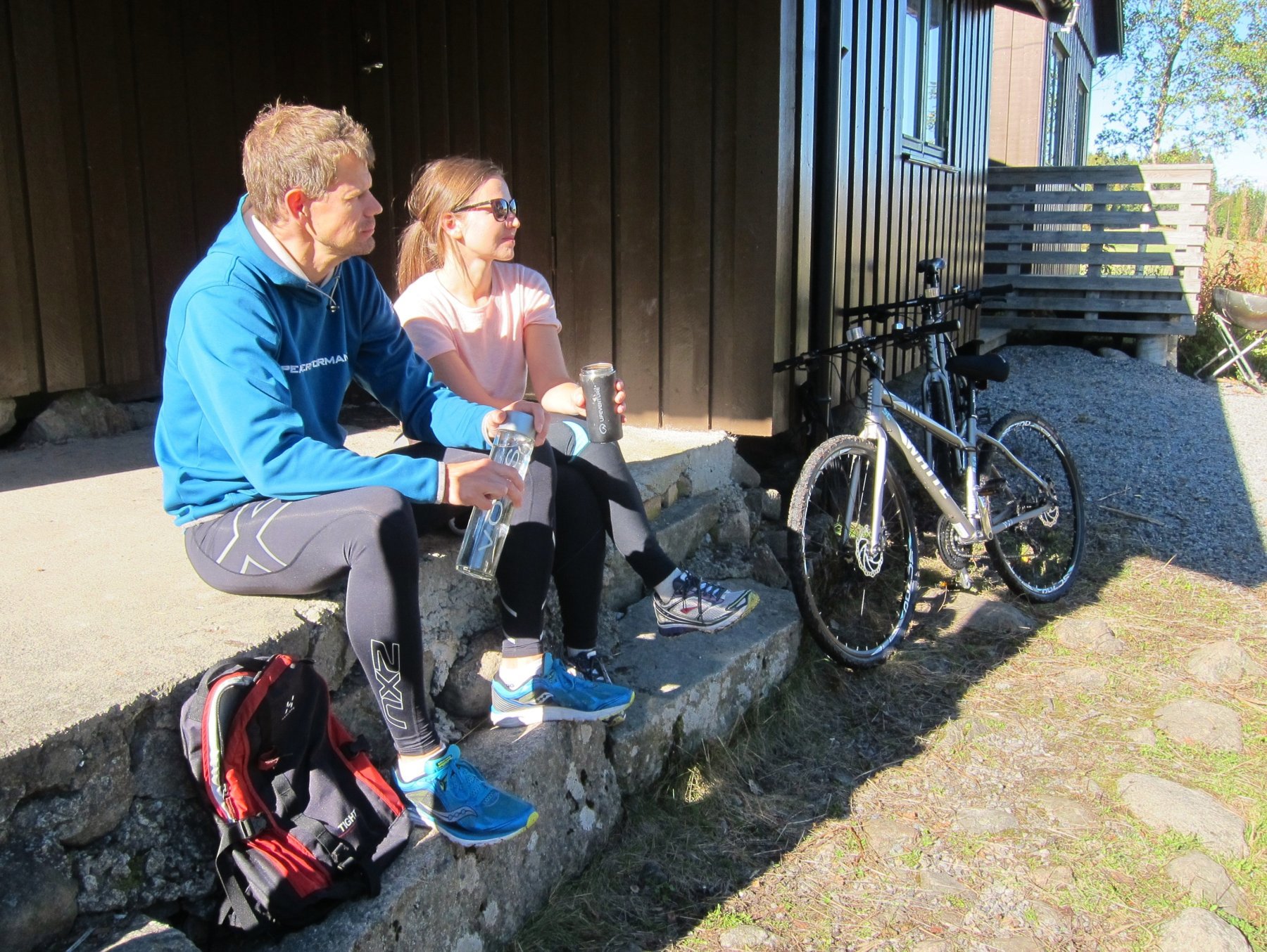 På sykkeltur til Trampen