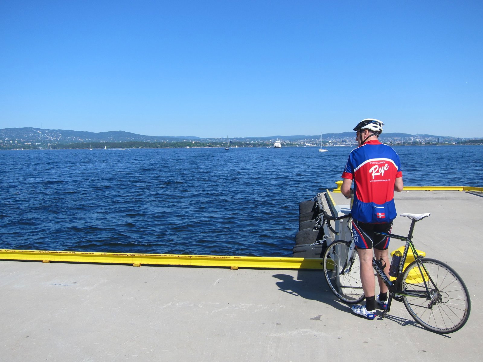 Panorama mot hovedstaden