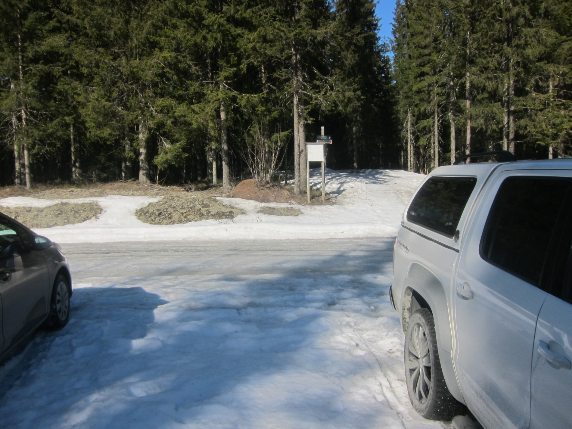 Parkering på Bymarkstoppen