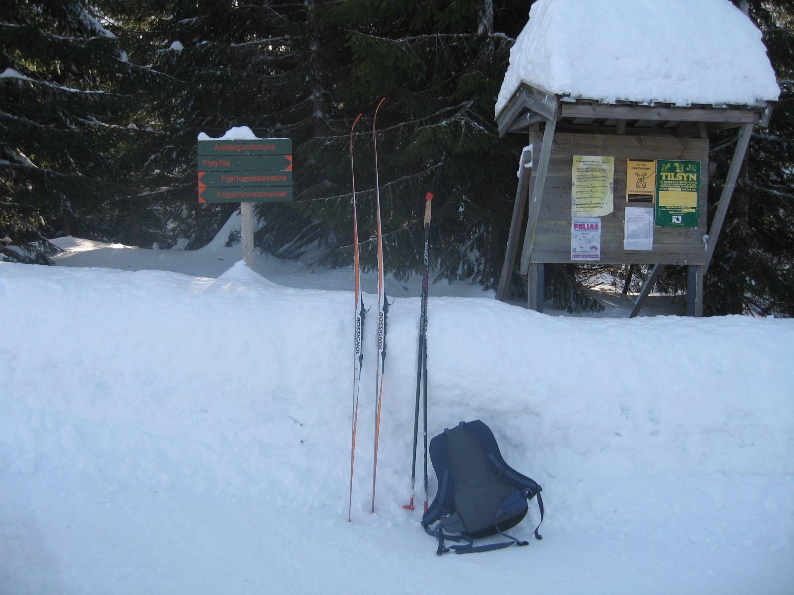 Parkeringen ved Annergardsmyra
