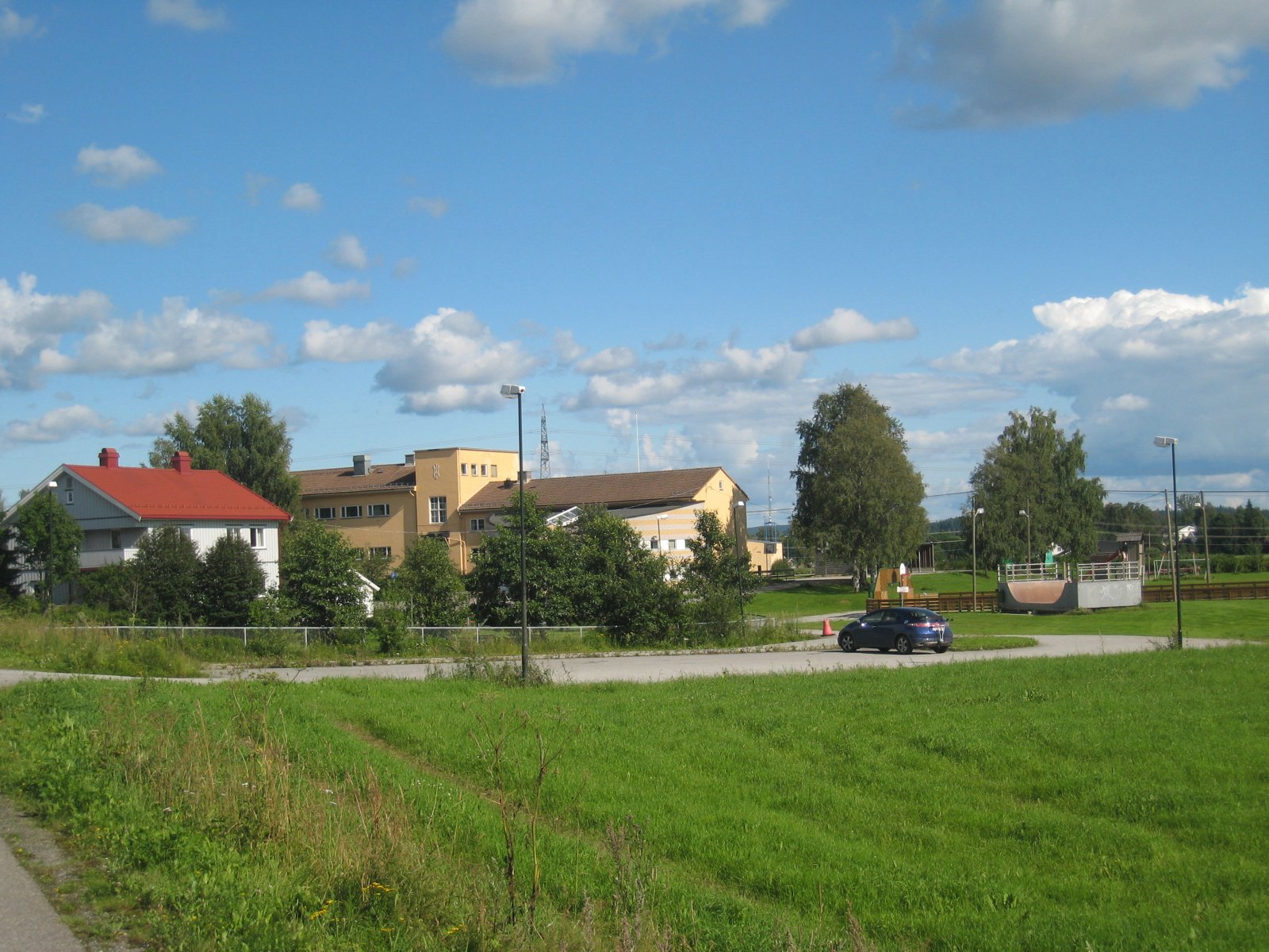 Parkeringsplass ved Ås skole
