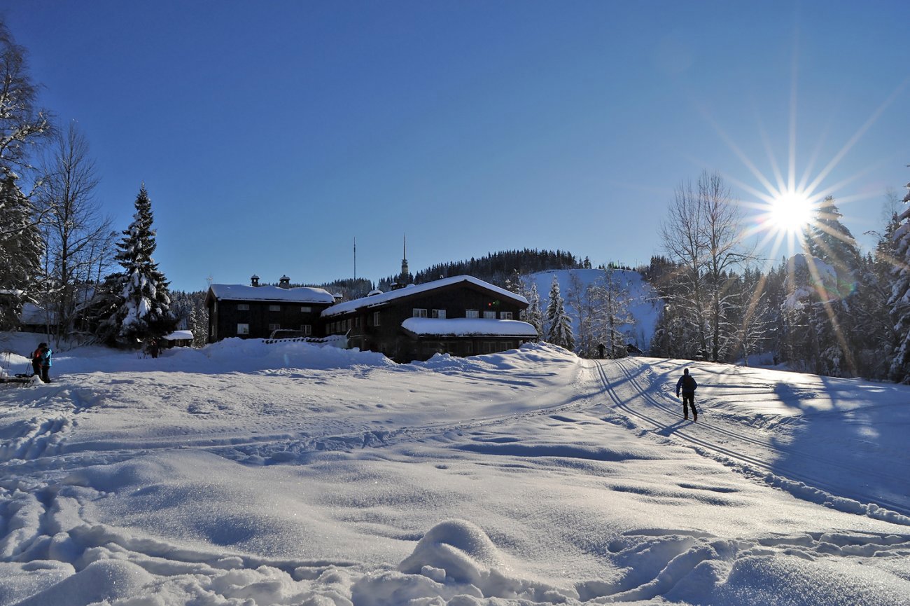 Påskestemning ved Tryvansstua