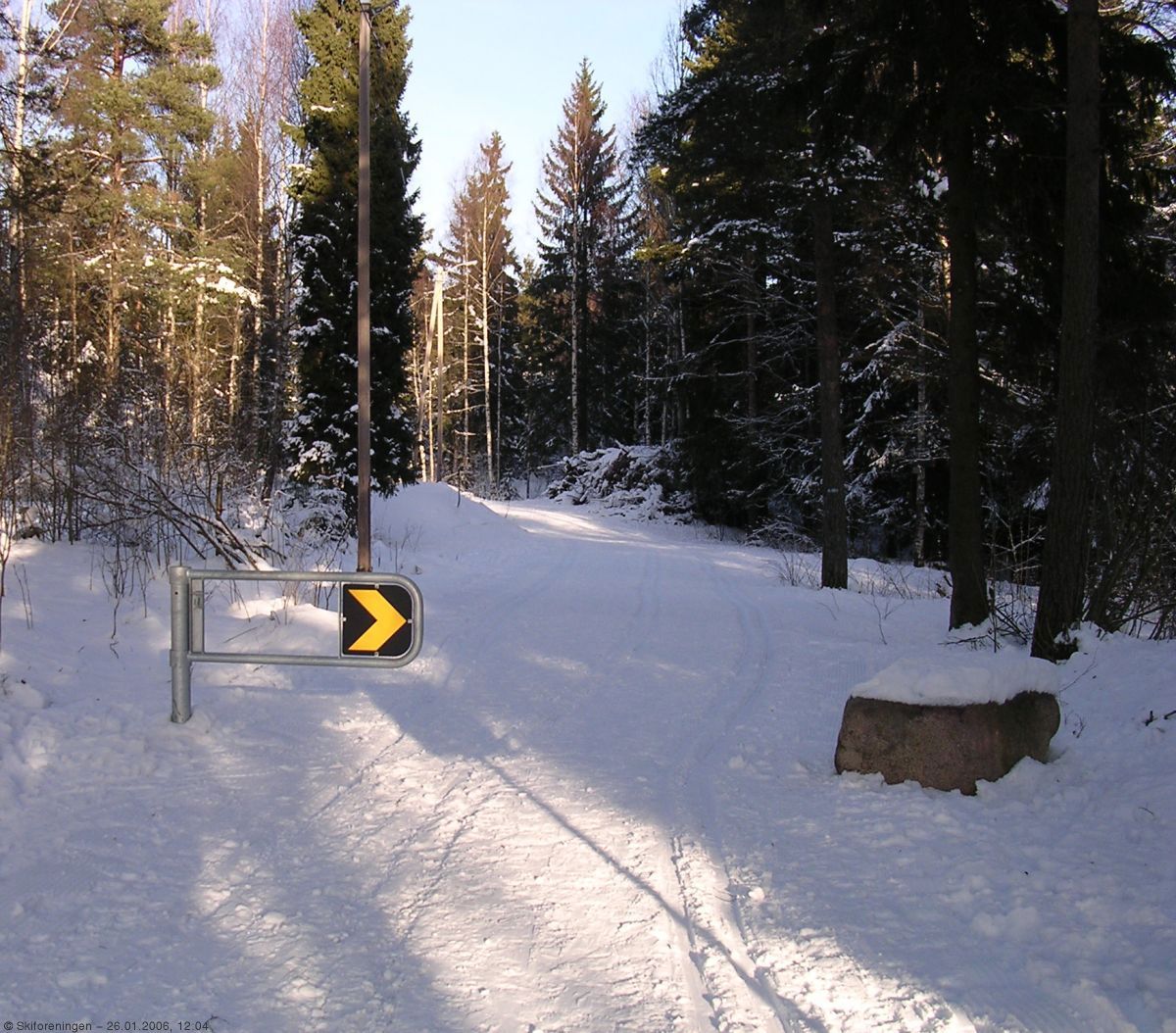 Preparerte skispor ved Tangerud