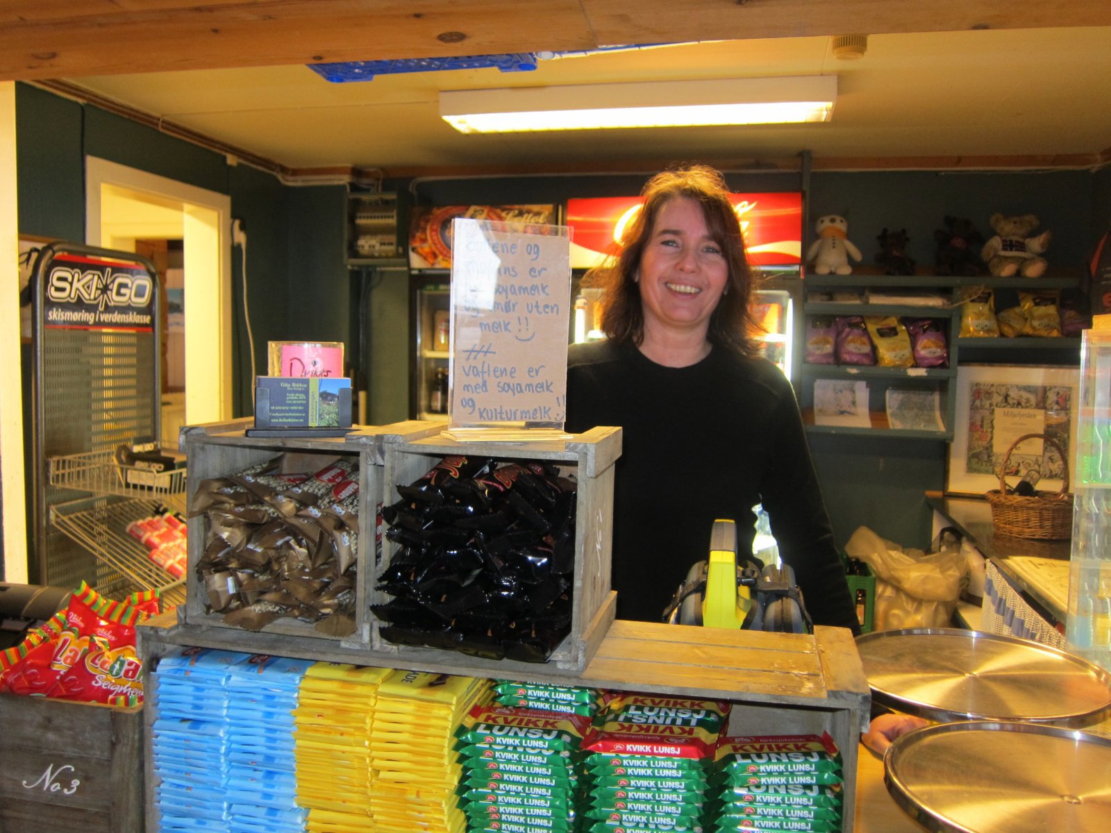 Rita bak disken på Løvlia