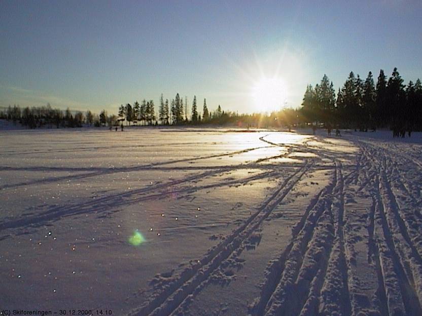 Romjulsstemning på Øvresetertjern