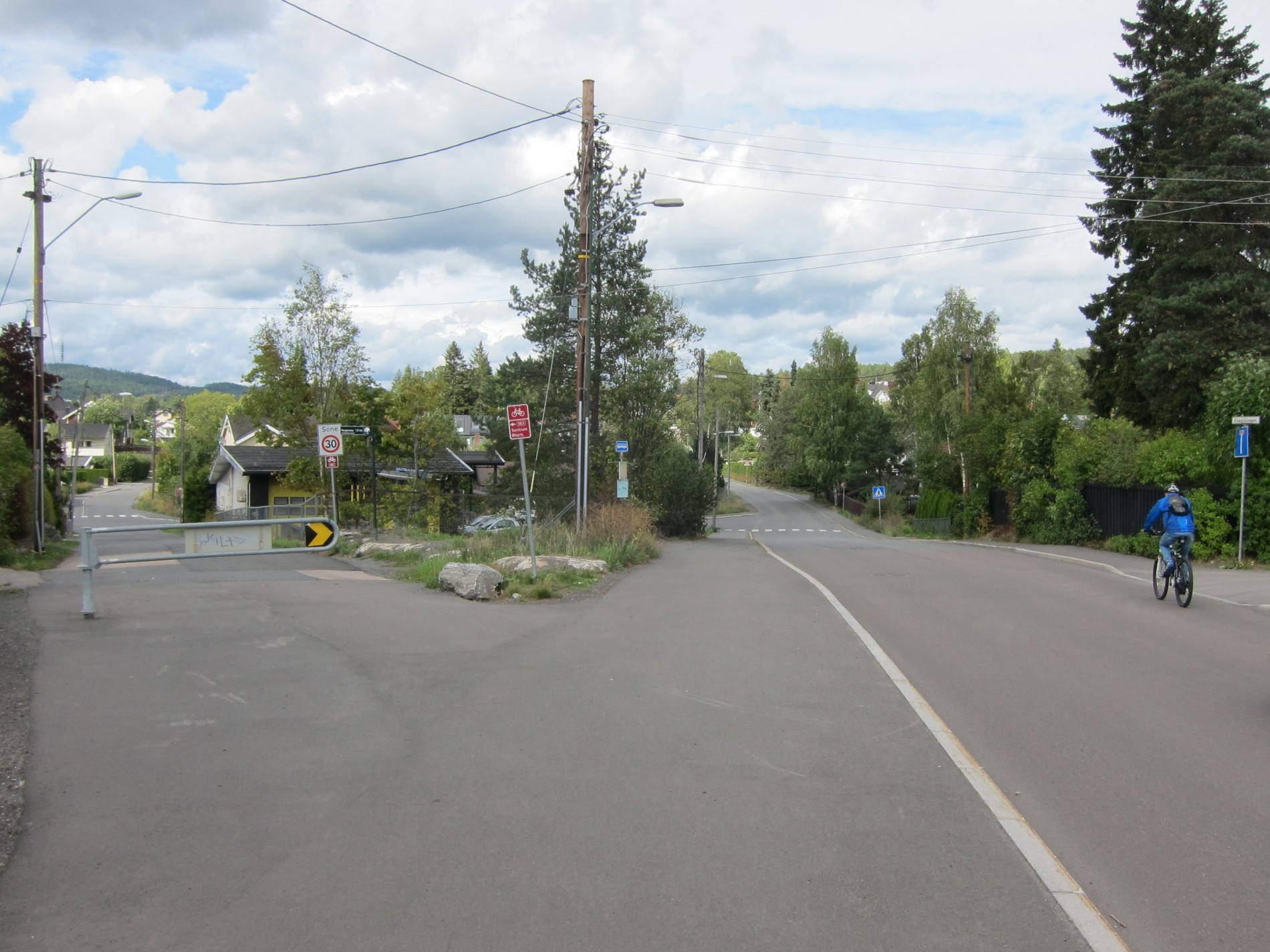 Rutevalg på Lørenskog