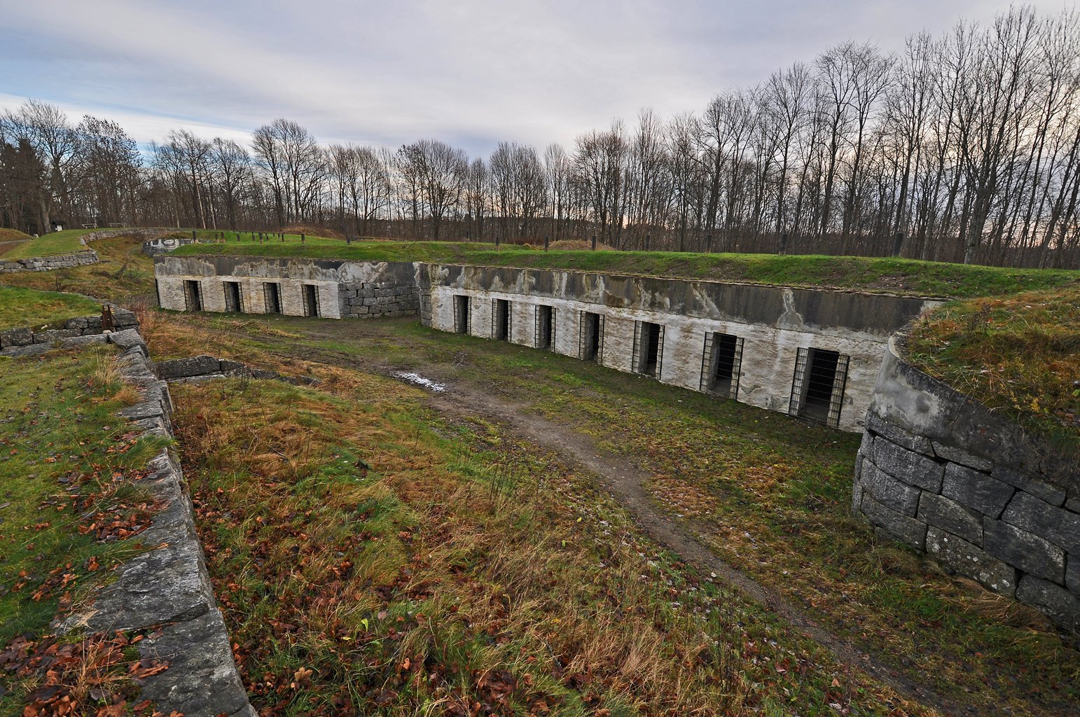 Seiersten skanse: dekningsrom med luftepiper