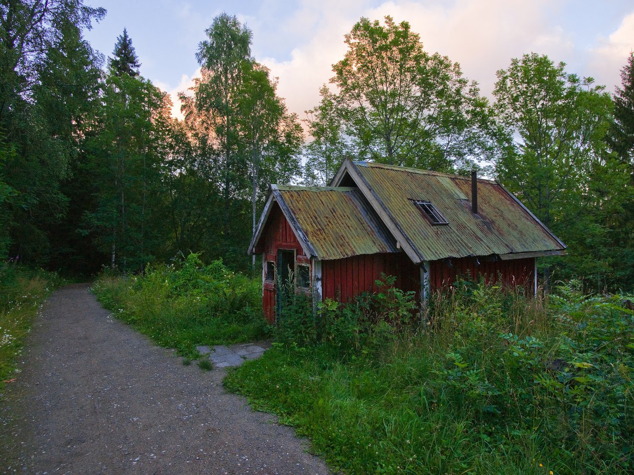 Sen aften ved Sagstua