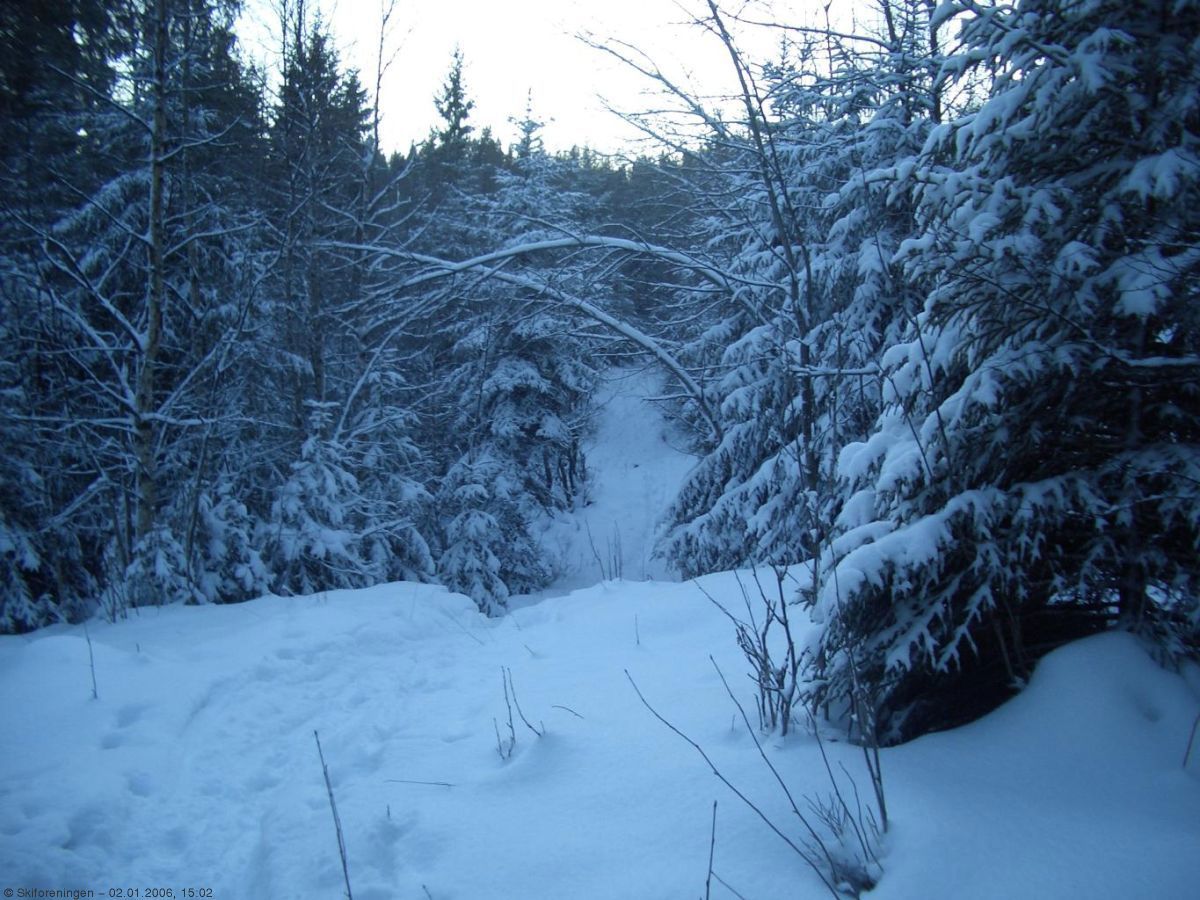 Sideløype til Måneskinnsløypa