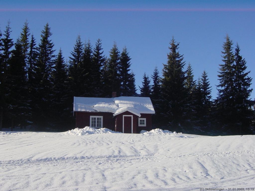 Sinnerdalen i januarsol