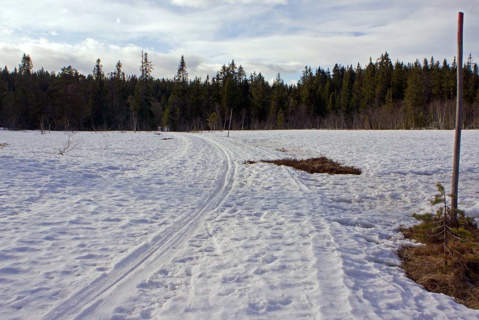 Skiføre lenge enda i Kjagdalen