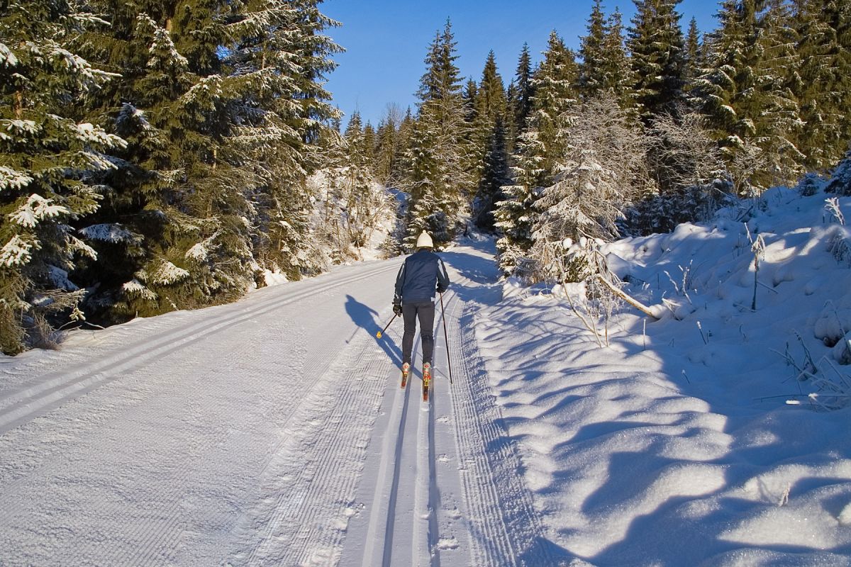 Skiføret har kommet til Lommedalen